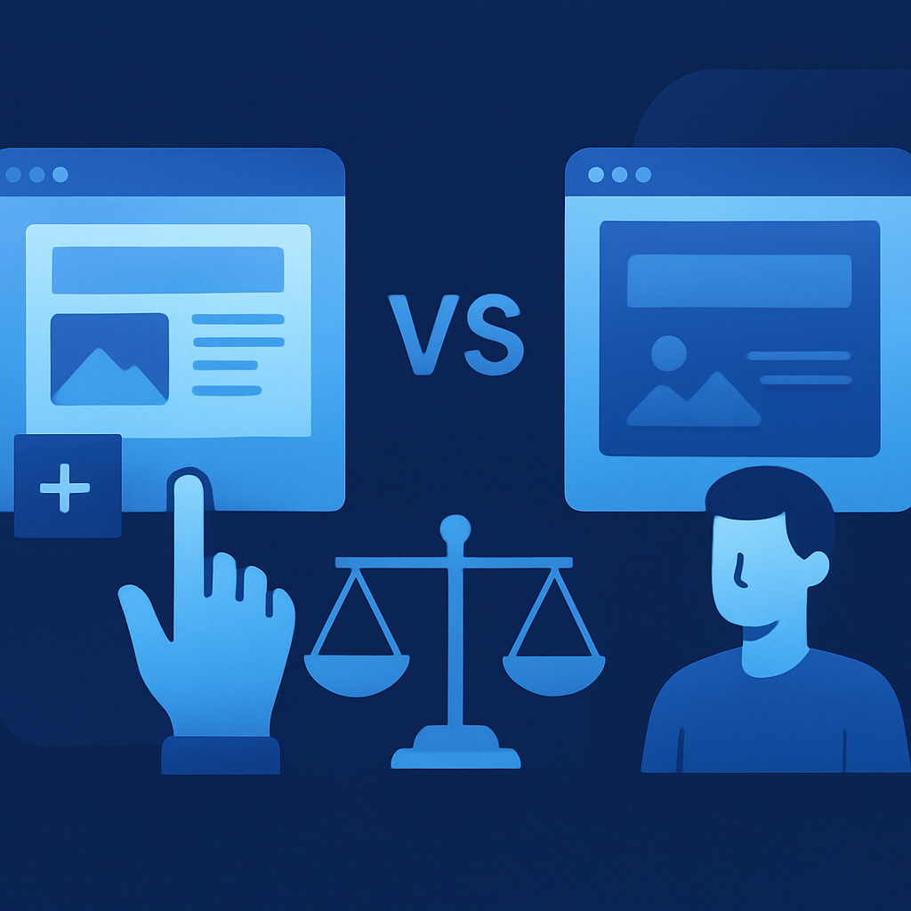 Website laten maken of zelf bouwen? De eerlijke afweging
